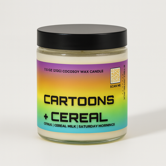 Cartoons + Cereal | Candle